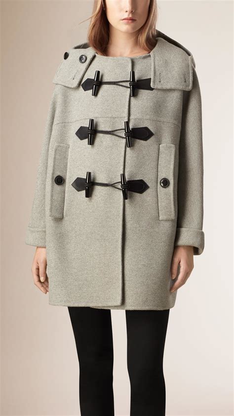 burberry oversize duffle coat|burberry duffle coat for women.